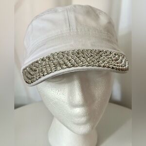 Something Special 100% Cotton White Silver Embellishment (895)